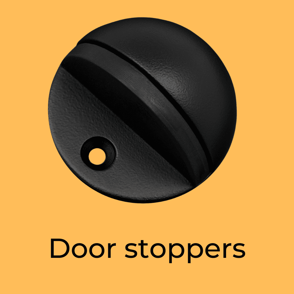 AHA! surface mounted half moon sphere door stopper