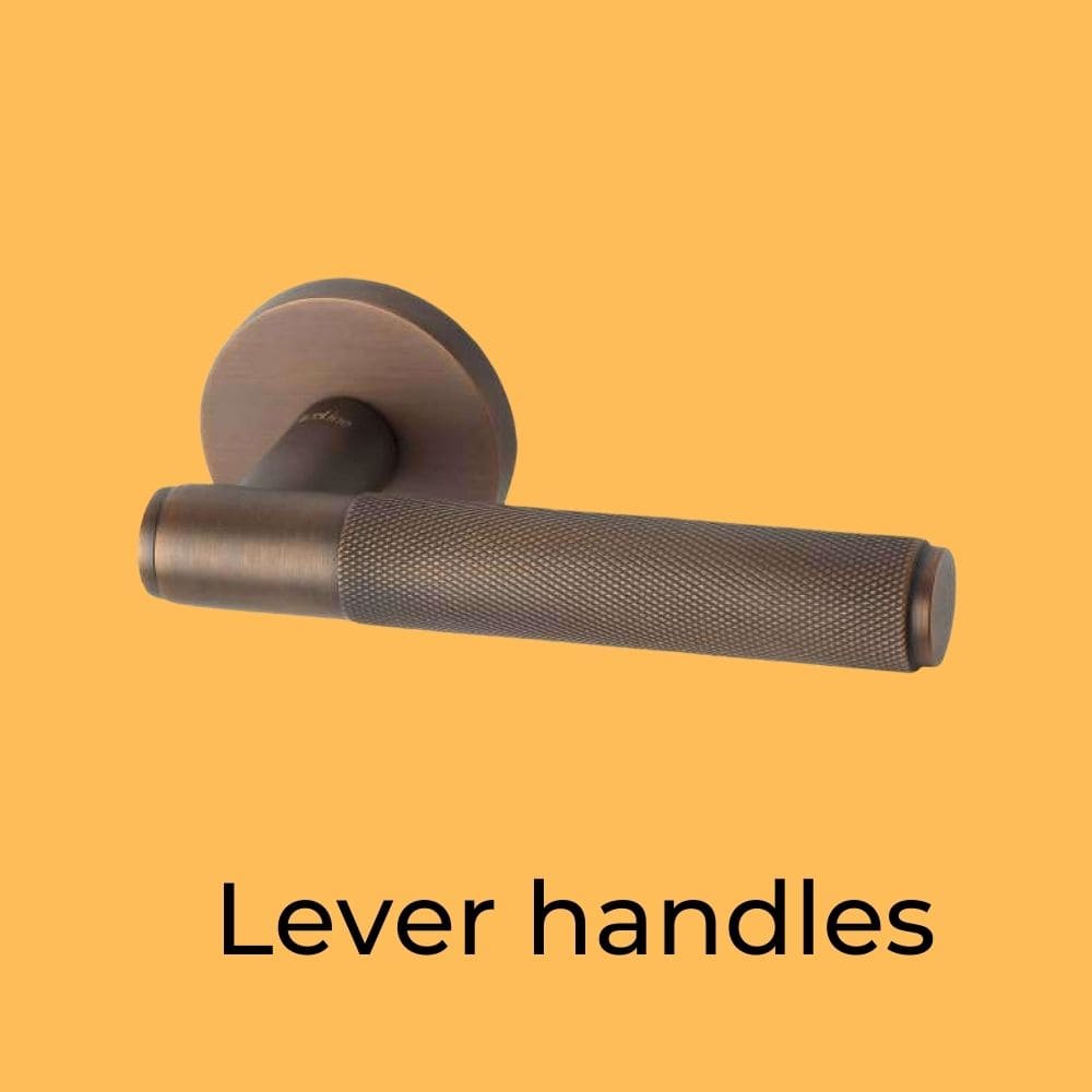 brass lever handles