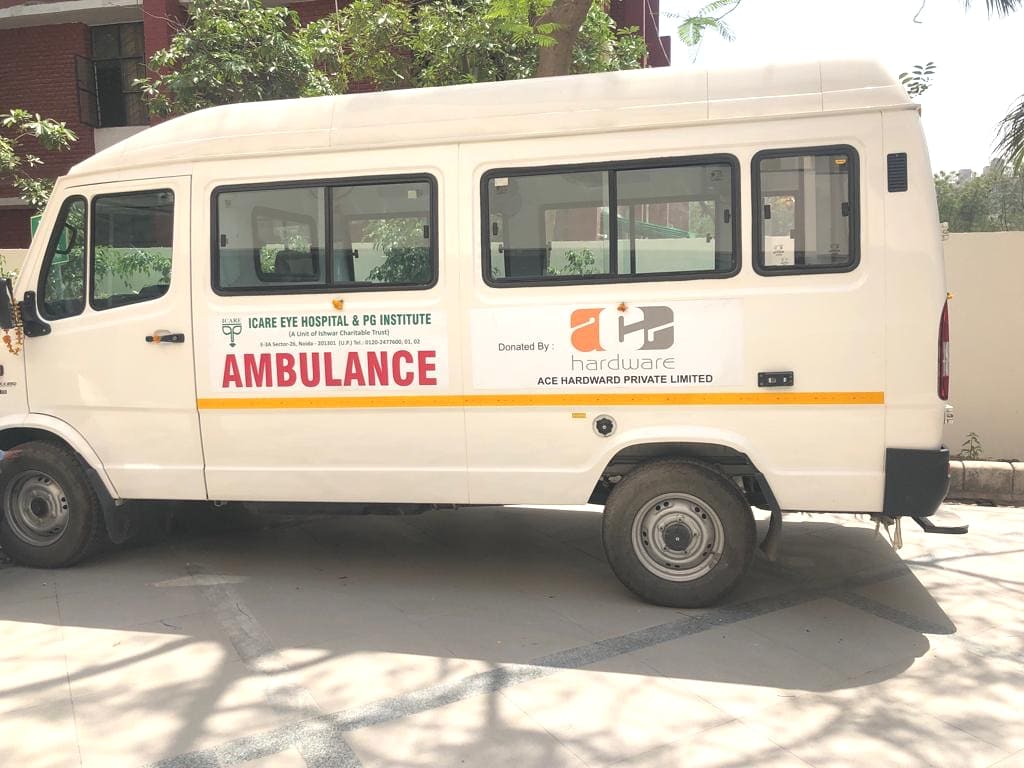 ambulance donation by ace hardware