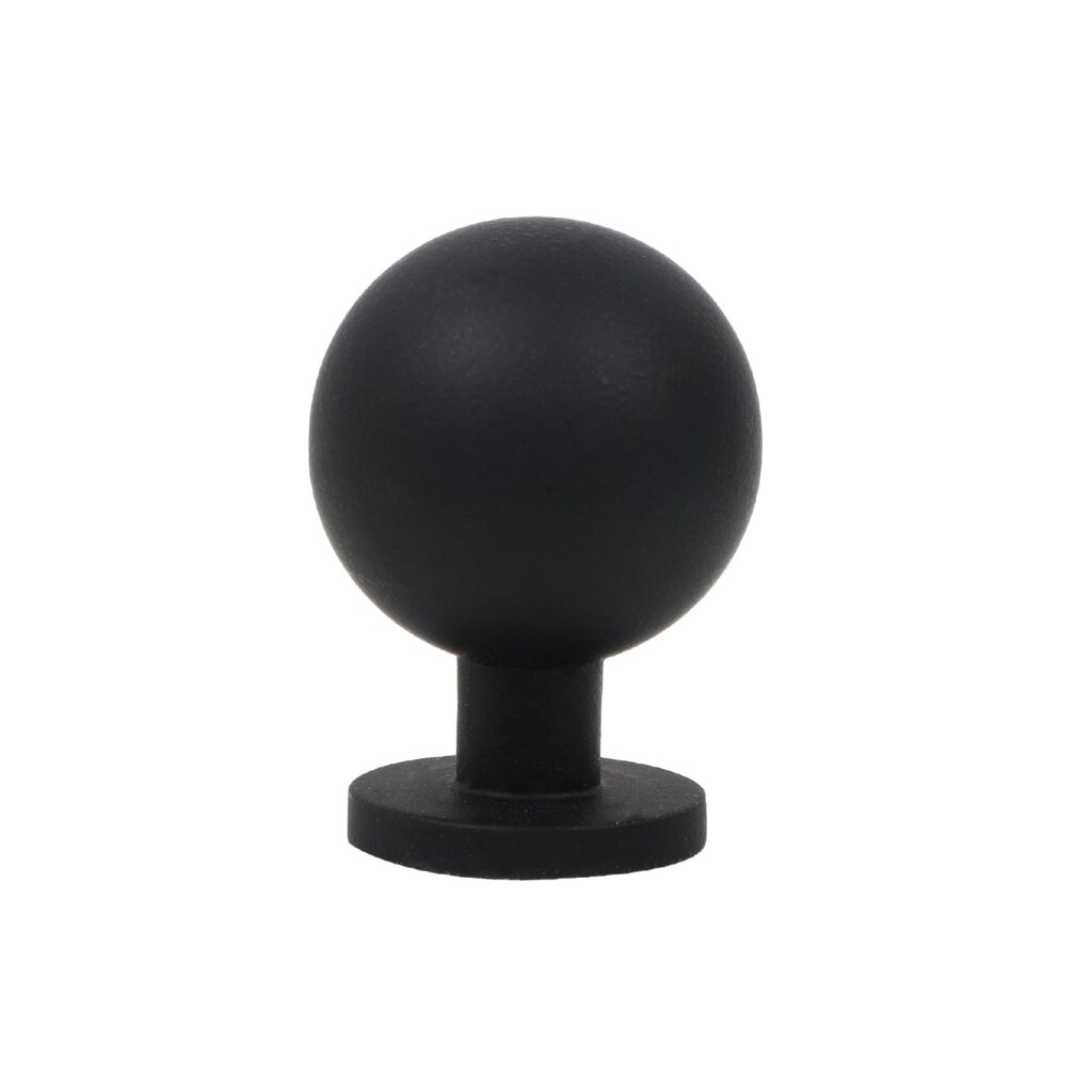 milton drawer knob black