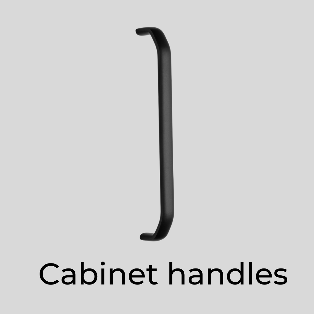 Aluminum cabinet handles