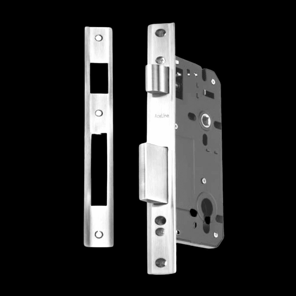 Double Door Nickel Lock Body