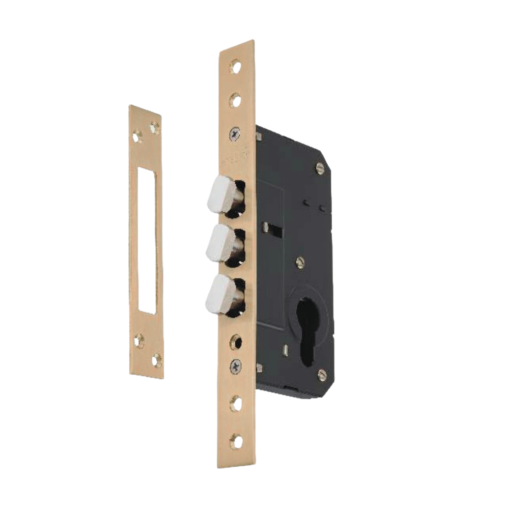 brass sliding door lock